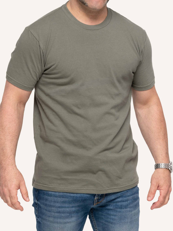 Canadian Men's/Unisex T-Shirt (Blank) - 100% Ring Spun Cotton - Made in Canada