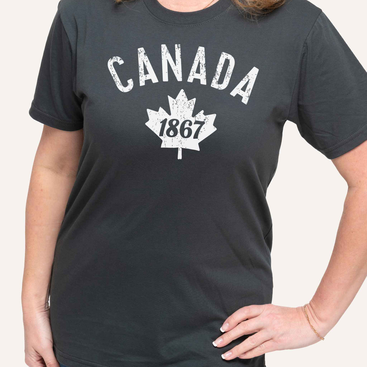 Canada 1867 - Men's/Unisex T-Shirt - Made in Canada – Choose Canadian ...