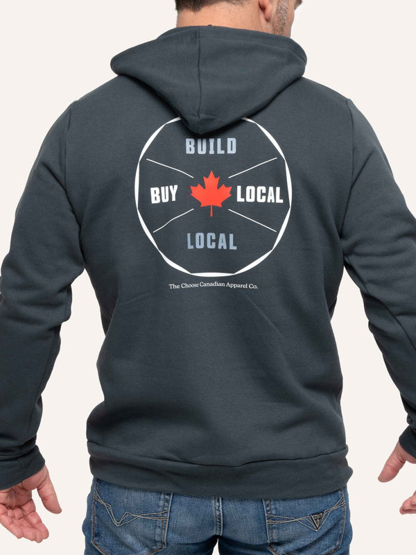 Canadian Manufacturing Builds Communities - Hoodie - Made in Canada