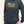 Woman wearing Grey Hoodie sweatshirt with Canada sunset canoe trees and mountains - sweatshirt for camping - Made in Canada by Choose Canadian Apparel Co