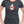 Woman wearing charcoal grey t-shirt with canada flag in shape of a maple leaf - Made in Canada by Choose Canadian Apparel Co