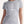 Woman wearing light grey t-shirt with slogan Keep Calm and Carney On - Made in Canada by Choose Canadian Apparel Co