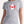 Woman wearing light grey t-shirt with canada flag in shape of a maple leaf - Made in Canada by Choose Canadian Apparel Co