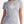Woman wearing light grey t-shirt with maple leaf canadian symbols montage in mosaic pattern - Made in Canada by Choose Canadian Apparel Co