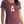 Woman wearing ladies burgundy red scoop t-shirt with Canada Flag in shape of a maple leaf - Made in Canada by Choose Canadian Apparel Co