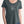 Woman wearing ladies forest green scoop t-shirt with maple leaf outline line art - Made in Canada by Choose Canadian Apparel Co