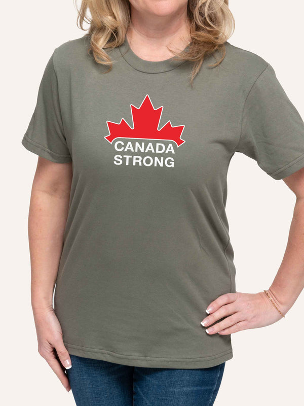 Canada Strong - Men's/Unisex T-Shirt - Made in Canada