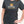 Woman wearing grey t-shirt with poutine it's what's for dinner slogan - Made in Canada by Choose Canadian Apparel Co