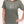 Woman wearing green t-shirt with maple leaf line art outline - Made in Canada by Choose Canadian Apparel Co
