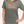 Woman wearing green camping t-shirt with Canada, sunset, canoe, and mountains - Made in Canada by Choose Canadian Apparel Co
