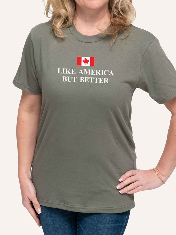 Like America But Better - Men's/Unisex T-Shirt - Made in Canada