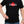 Man wearing black t-shirt with Maple Leaf and vertical white lines - Made in Canada by Choose Canadian Apparel Co