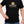 Man wearing black t-shirt with poutine it's what's for dinner slogan - Made in Canada by Choose Canadian Apparel Co