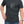 Man wearing grey t-shirt with maple leaf line art outline - Made in Canada by Choose Canadian Apparel Co