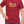 Man wearing red camping t-shirt with Canada, sunset, canoe, and mountains - Made in Canada by Choose Canadian Apparel Co
