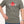 Man wearing green t-shirt with Maple Leaf and vertical white lines - Made in Canada by Choose Canadian Apparel Co