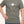 Man wearing green t-shirt with maple leaf and pulse heartbeat graphic - Made in Canada by Choose Canadian Apparel Co