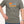 Man wearing green camping t-shirt with Canada, sunset, canoe, and mountains - Made in Canada by Choose Canadian Apparel Co