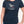 Woman wearing navy blue tshirt with Don't Mess With The Goose slogan and Canada Flag - Made in Canada by Choose Canadian Apparel Co